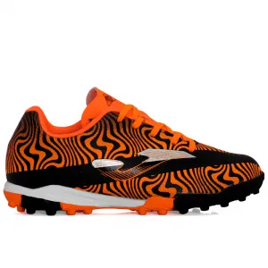 Chlapčenské futbalové kopačky turfy JOMA Evolution 2501 Jr TF black orange