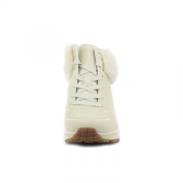 Dievčenské členkové zimné topánky SKECHERS Uno Fall Air natural