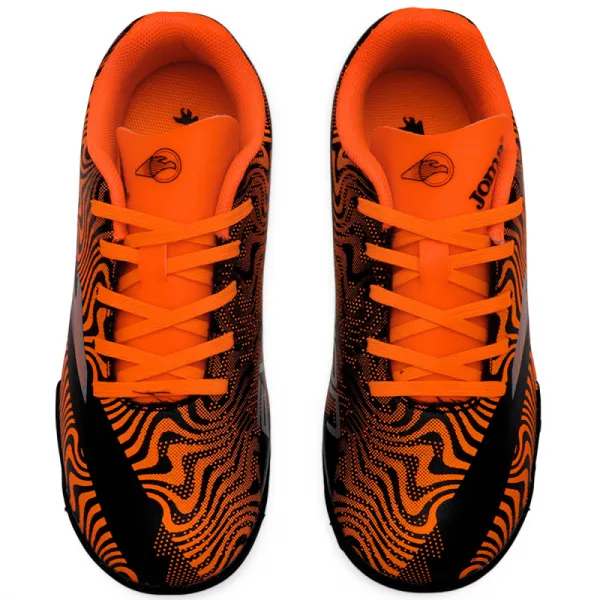 Chlapčenské futbalové kopačky turfy JOMA Evolution 2501 Jr TF black orange
