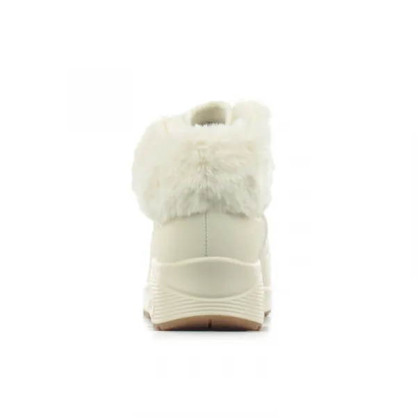 Dievčenské členkové zimné topánky SKECHERS Uno Fall Air natural
