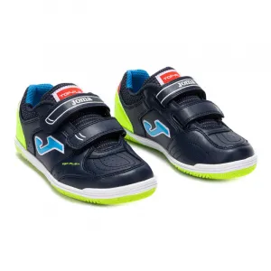 Chlapčenské futbalové kopačky halové JOMA Top Flex 2533 K IC navy blue green