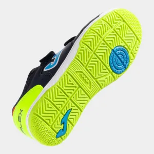 Chlapčenské futbalové kopačky halové JOMA Top Flex 2533 K IC navy blue green