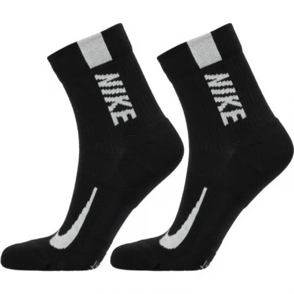 Ponožky NIKE 2 PACK-NK MLTPLIER ANKLE-Black