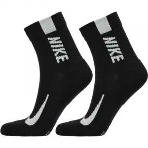 Ponožky NIKE 2 PACK-NK MLTPLIER ANKLE-Black