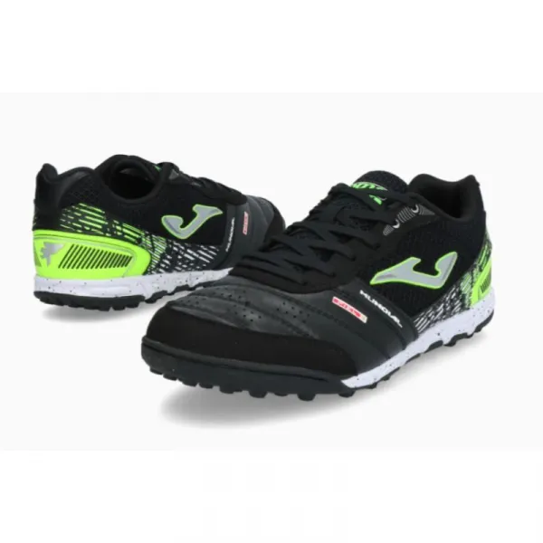 Pánske futbalové kopačky turfy JOMA Mundial 2501 M TF black green