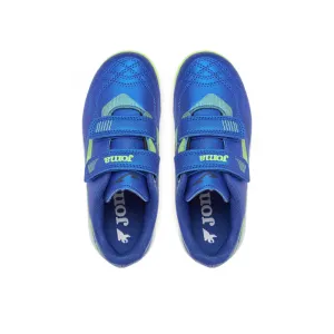 Chlapčenské futbalové kopačky halové JOMA Powerfull 2504 K IC royal blue green