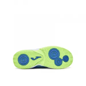 Chlapčenské futbalové kopačky halové JOMA Powerfull 2504 K IC royal blue green
