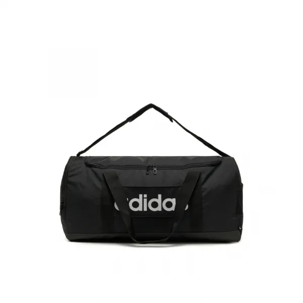 Cestovná taška ADIDAS LINEAR DUFFEL M BLACK BLACK WHITE