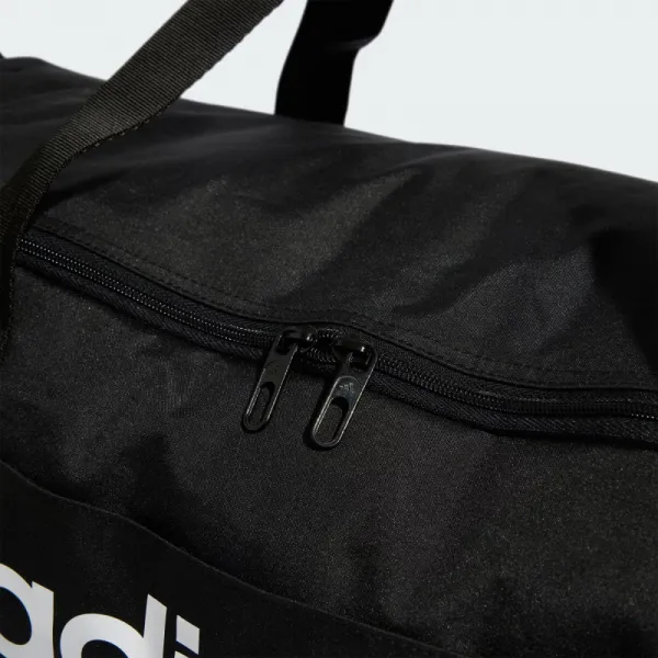 Cestovná taška ADIDAS LINEAR DUFFEL M BLACK BLACK WHITE