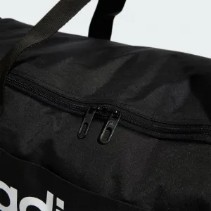 Cestovná taška ADIDAS LINEAR DUFFEL M BLACK BLACK WHITE