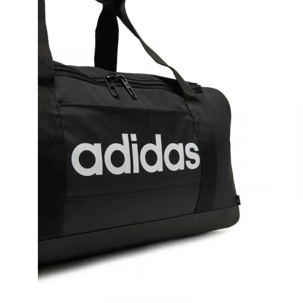 Cestovná taška ADIDAS LINEAR DUFFEL S BLACK BLACK WHITE