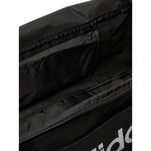 Cestovná taška ADIDAS LINEAR DUFFEL S BLACK BLACK WHITE