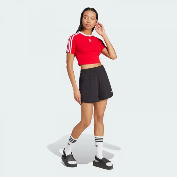 Dámske tričko s krátkym rukávom ADIDAS ORIGINALS 3 S BABY TEE BETSCA WHITE