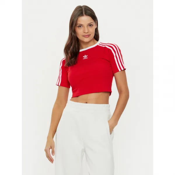 Dámske tričko s krátkym rukávom ADIDAS ORIGINALS 3 S BABY TEE BETSCA WHITE