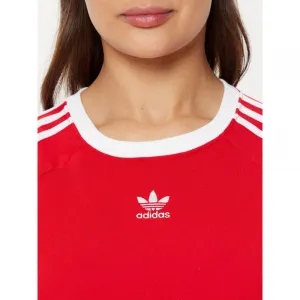 Dámske tričko s krátkym rukávom ADIDAS ORIGINALS 3 S BABY TEE BETSCA WHITE