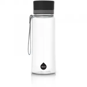 Fľaša EQUA Plain Black, 600 ml