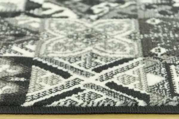 Behúň Luna 503754/89922 - patchwork sivý