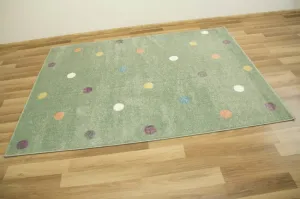 Detský koberec Lima C275A bodky pistáciový