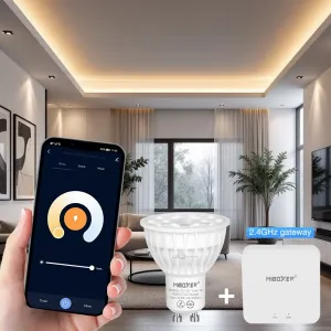 LEDprodukt LED žiarovka GU10 4W stmievateľná RGB + DUAL-WHITE
