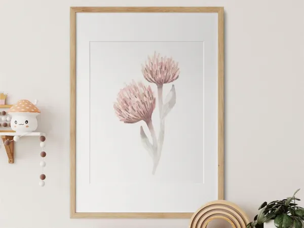 Plagát do detskej izby JETEL LUČNÍ Zvoľte rozmer: 20 x 30 cm