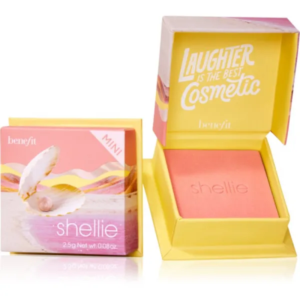 Benefit WANDERful World Mini púdrová lícenka odtieň Shellie 2.5 g