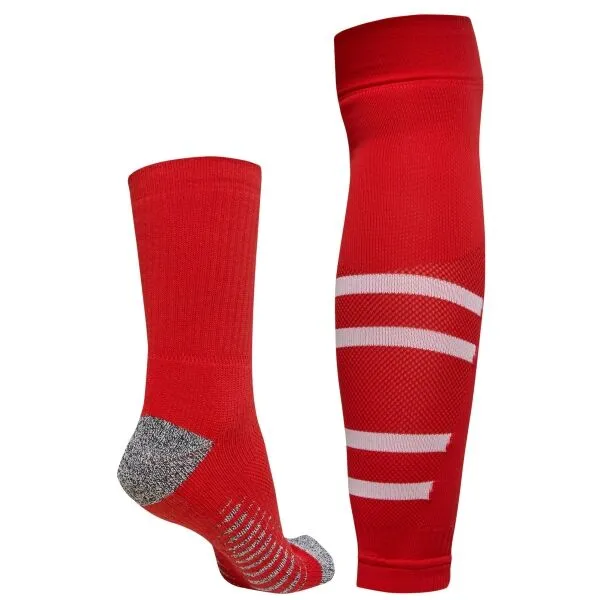 Puma TEAM SKS GRAPHIC SOCKS PROMO Futbalové štulpne, červená, veľkosť 47-49