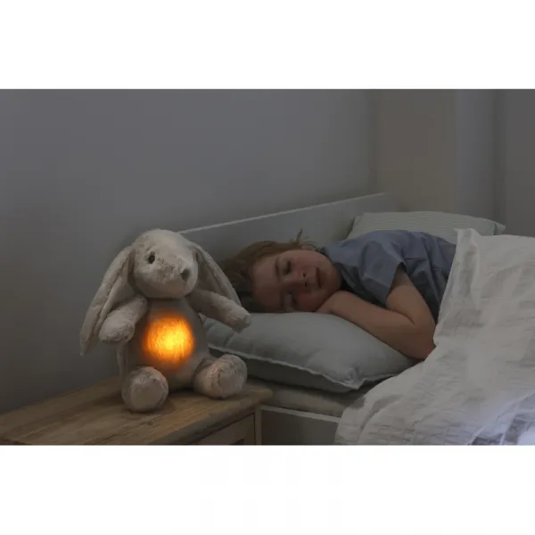 Cloud b® Love Light Buddies - Billy Bunny ™ Nočné svetielko s melódiou, Zajko, 0m+ CLTT-7703-BB__N10/22