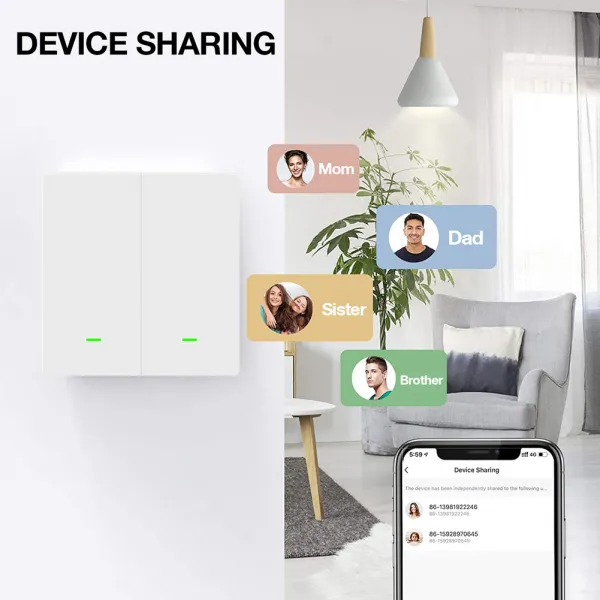 EVOLVEO WiFi Dual Switch, inteligentný prepínač