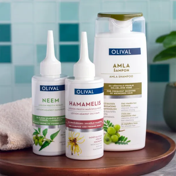 Olival Hamamelis ľahké sérum pre mastné vlasy a vlasovú pokožku 150 ml
