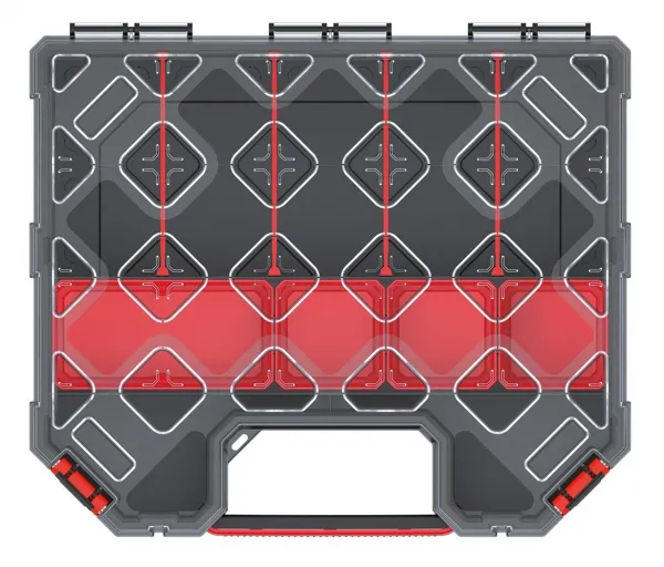Prosperplast Vysoký organizér TIGER CABRIO PLUS III černý, varianta 284x243x105 mm