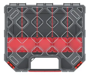 Prosperplast Vysoký organizér TIGER CABRIO PLUS III černý, varianta 284x243x105 mm