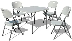 Skladací stôl CATERING oceľ / plast Rojaplast 152 x 70 x 73 cm