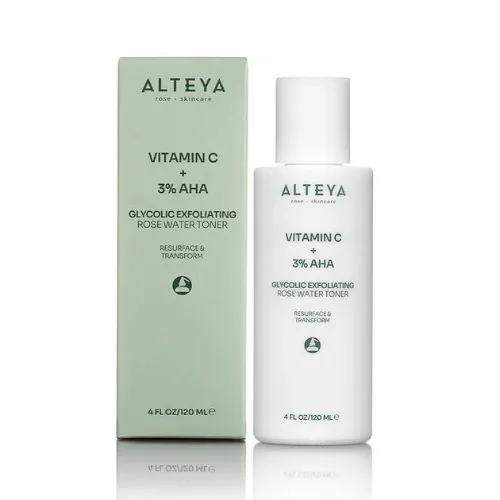 Exfoliačné tonikum s vitamínom C a AHA kyselinami Alteya Organics 120ml