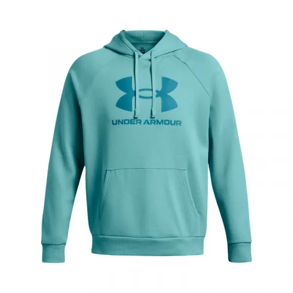 Pánska zateplená mikina s kapucňou UNDER ARMOUR UA Rival Fleece Logo HD-GRN