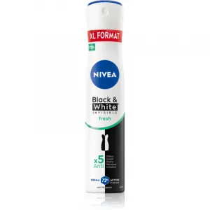 NIVEA Black & White Invisible Fresh + Antibacterial antiperspirant v spreji pre ženy 200 ml