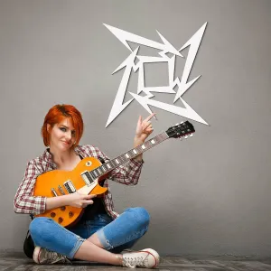 Drevený symbol - Metallica Ninja Star