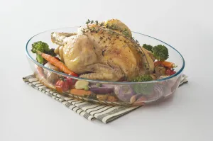Sklenený pekáč PYREX 40x27cm/4,2l., borosilikát