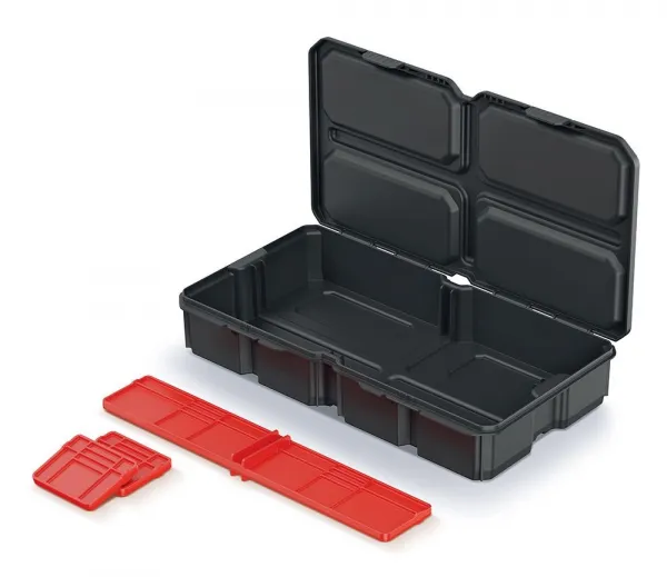 Prosperplast Organizér MESX BOX 28,5x15,8x5,7 cm čierny