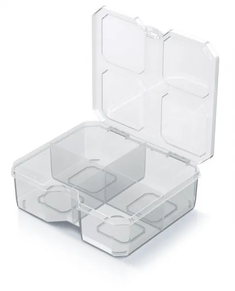 Prosperplast Organizér RQS BOX 15,6x14x5 cm transparentný