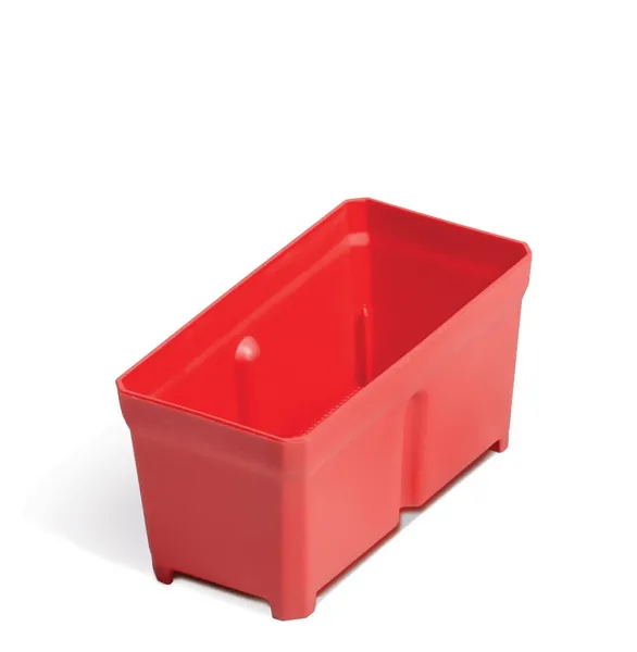 Prosperplast Súprava 10 plastových boxov na náradie TIGER BOX 10,5x5x5 cm červená