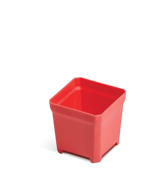 Prosperplast Súprava 10 plastových boxov na náradie TIGER BOX 5x5x5 cm červená