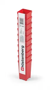 Prosperplast Sada 10 plastových boxov na náradie TIGER BOX 5x5x9,7 cm červená