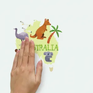 Samolepka na stenu do detskej izby MAPA