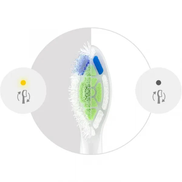PHILIPS Sonicare W2 optimal white standard náhradné hlavice HX6068/87 biela 8 ks
