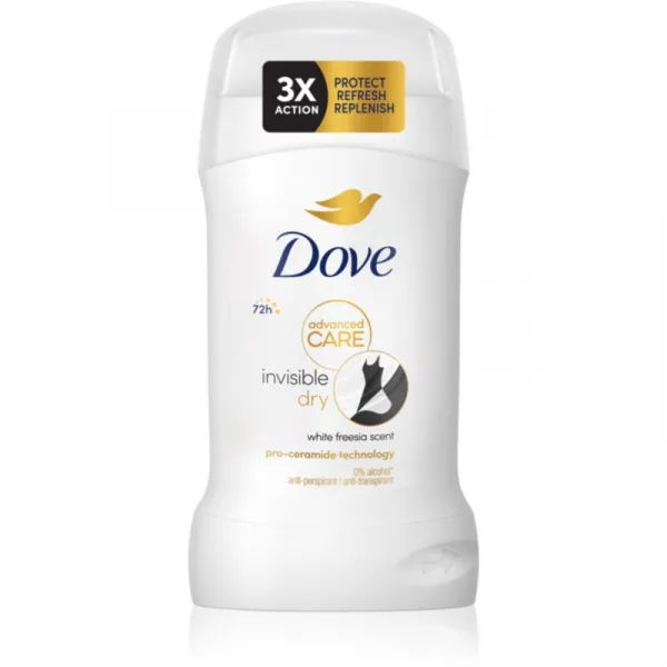 Dove Advanced Care Invisible Dry White Freesia Scent tuhý antiperspirant 50 ml 1ks
