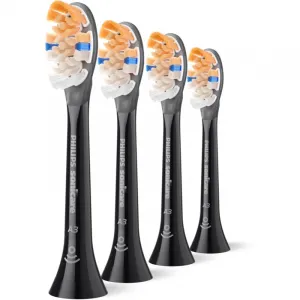 PHILIPS Sonicare A3 premium all-in-one náhradné hlavice HX9094/88 čierna 4 ks