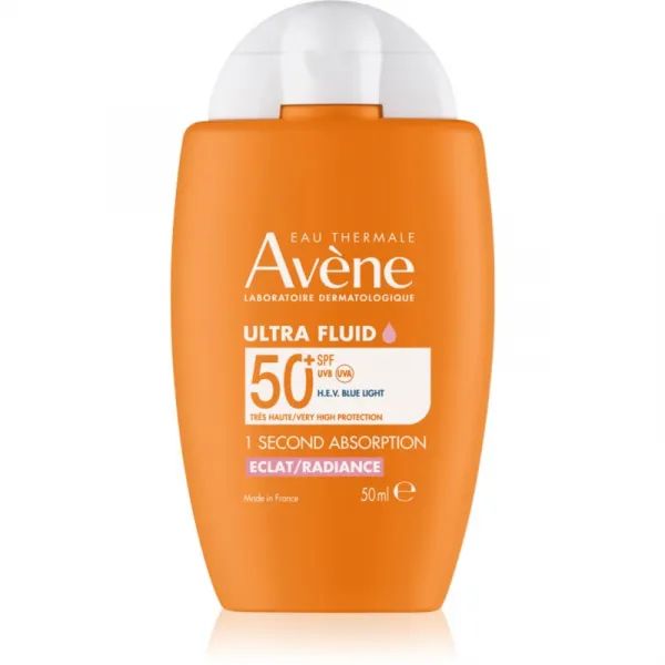 Avène Sun Ultra Fluid Radiance rozjasňujúci fluid proti slnečnému žiareniu SPF 50+ 50 ml