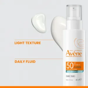 Avène Sun Anti-Imperfection ochranný fluid pre mastnú a zmiešanú pleť SPF 50 40 ml
