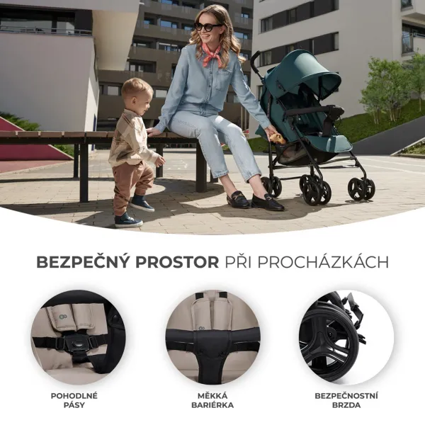 Golfový kočík Kinderkraft Tik Farba: Beige