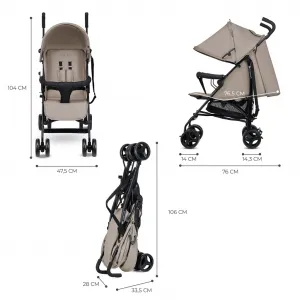 Golfový kočík Kinderkraft Tik Farba: Beige